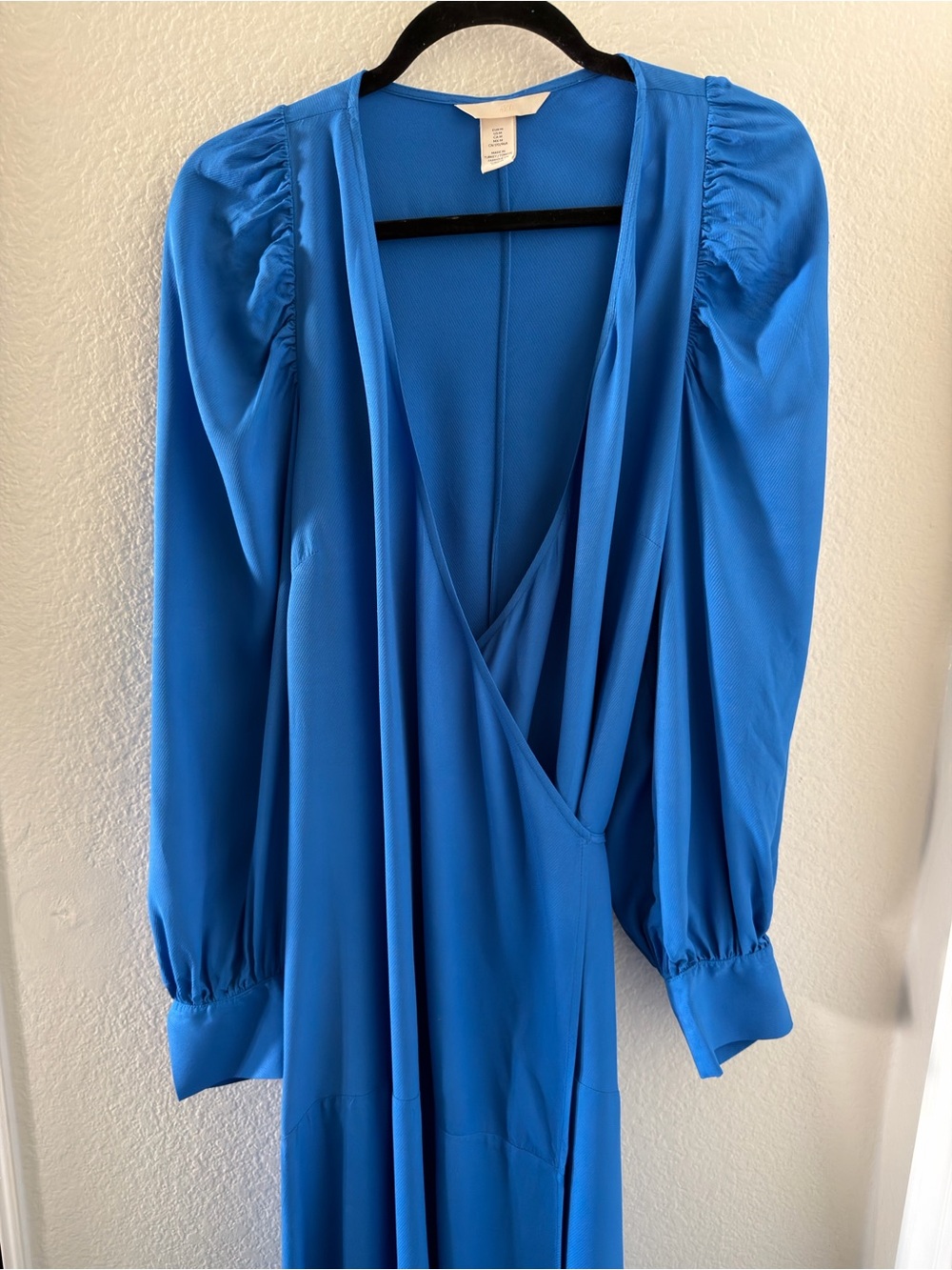 H&M Electric Blue wrap dress
